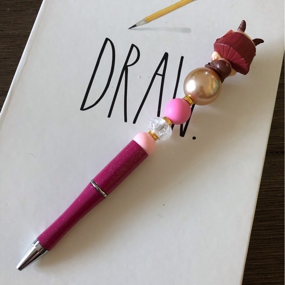 Disney Doorables: Hercules: Phil handmade beaded pen - Picture 3 of 3